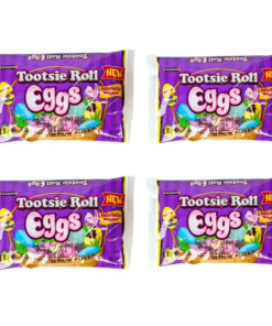 Tootsie Roll Eggs Candy Coated Egg Shaped Individually Wrapped Easter Candy, 23 oz Resealable Bag (Single)