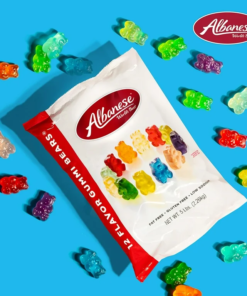 Albanese World's Best 12 Flavor Gummi Bears, 5 Pound Bag