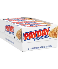 PAYDAY Peanut and Caramel Candy, Bulk Candy, 1.85 oz Bars (24 ct)