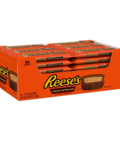 REESE'S Milk Chocolate Peanut Butter Cups Candy, Bulk Easter, 1.5 oz Packs (36 Count)