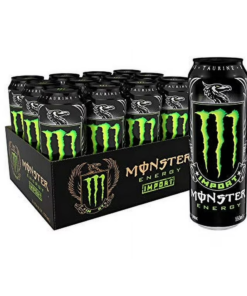 Monster Energy Energy Drink Import, 18.6 Ounce (Pack of 12)