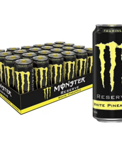 Monster Energy Reserve White Pineapple, Yellow, 16 Ounce (Pack of 24)