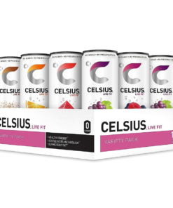 CELSIUS Sparkling Watermelon Fitness Drink, Zero Sugar, Slim Can, 12 Fl Oz (Pack of 24)
