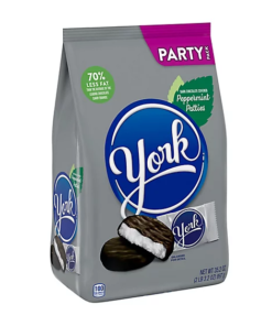 YORK Dark Chocolate Peppermint Patties Candy, Easter, 35.2 oz Bulk Party Bag