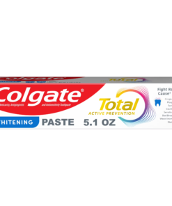 Colgate Total Active Prevention Whitening Toothpaste, Mint, 5.1 oz